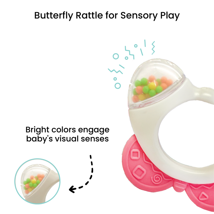 Butterfly Rattle Toy