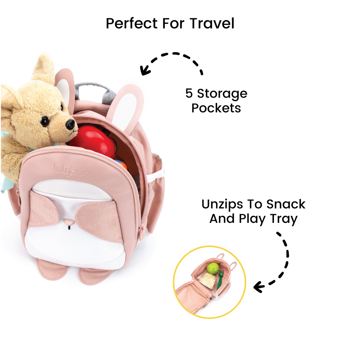 Lulyboo Toddler Backpack Bunny