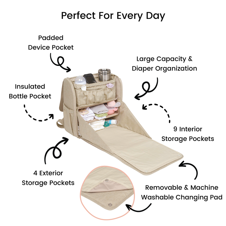 Diaper Cubby in Oat
