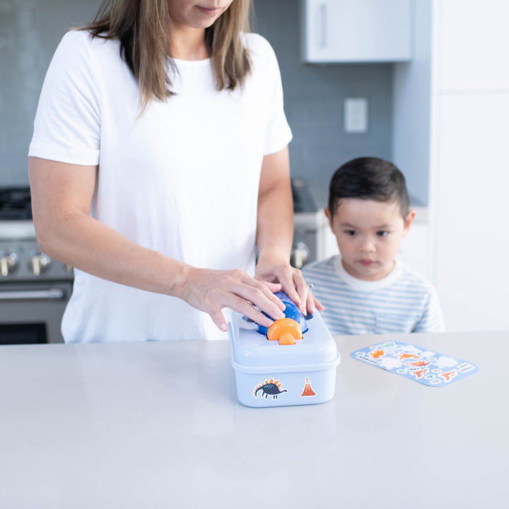 Lunchbox and Bottle Set with Stickers