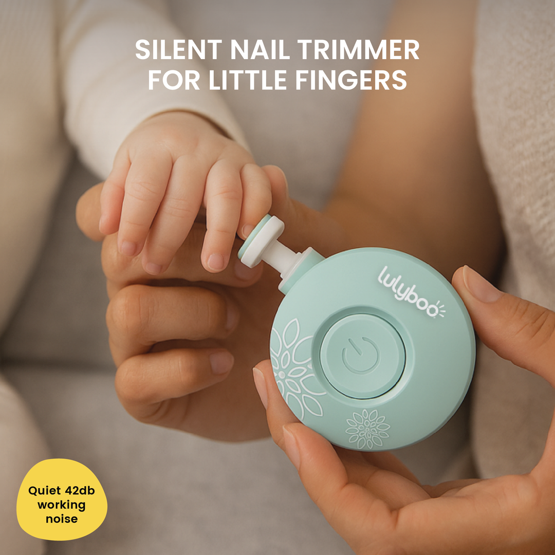 Lulyboo Electric Baby Nail Trimmer – Gentle Nail File for Newborns, Toddlers & adults
