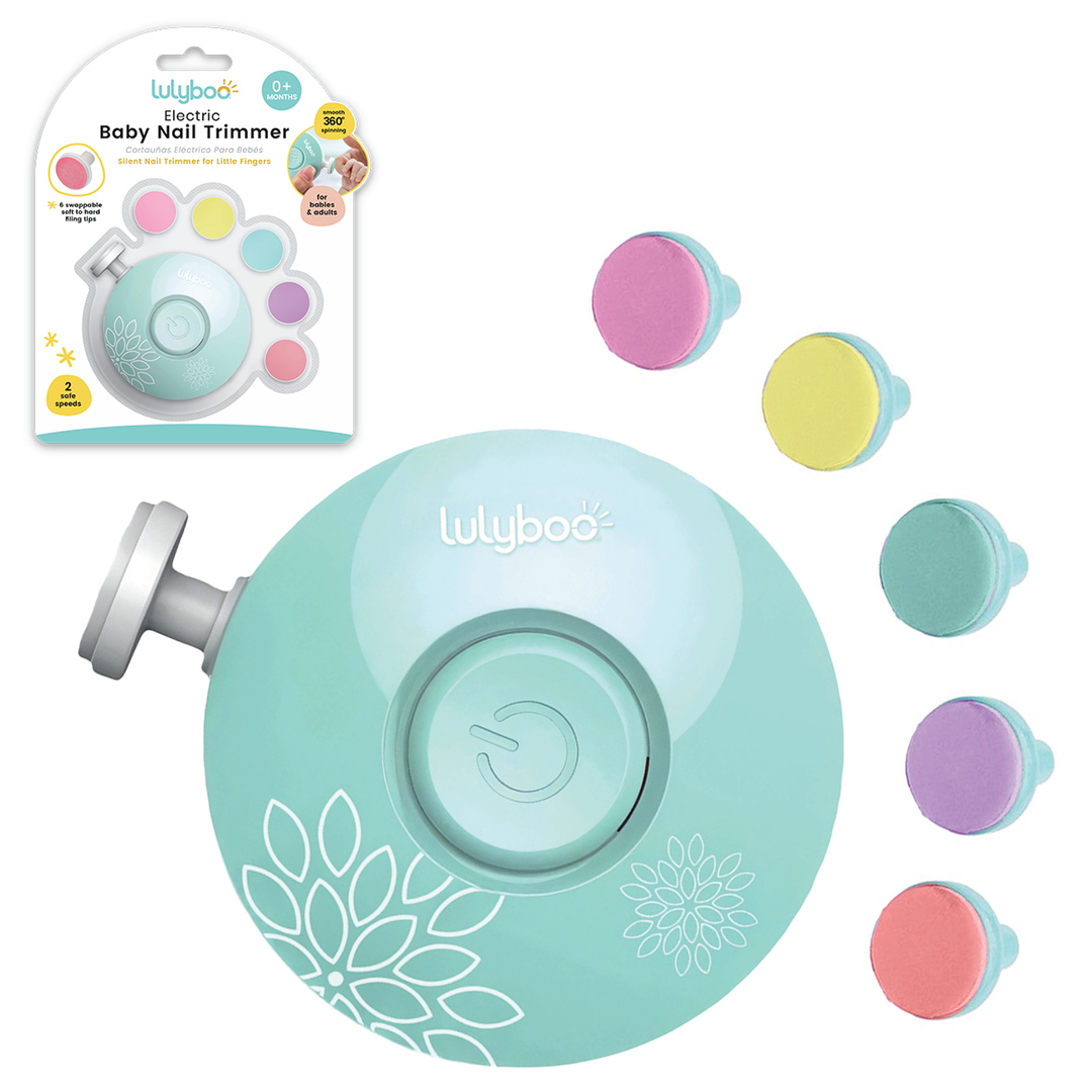 Lulyboo Electric Baby Nail Trimmer – Gentle Nail File for Newborns, Toddlers & adults