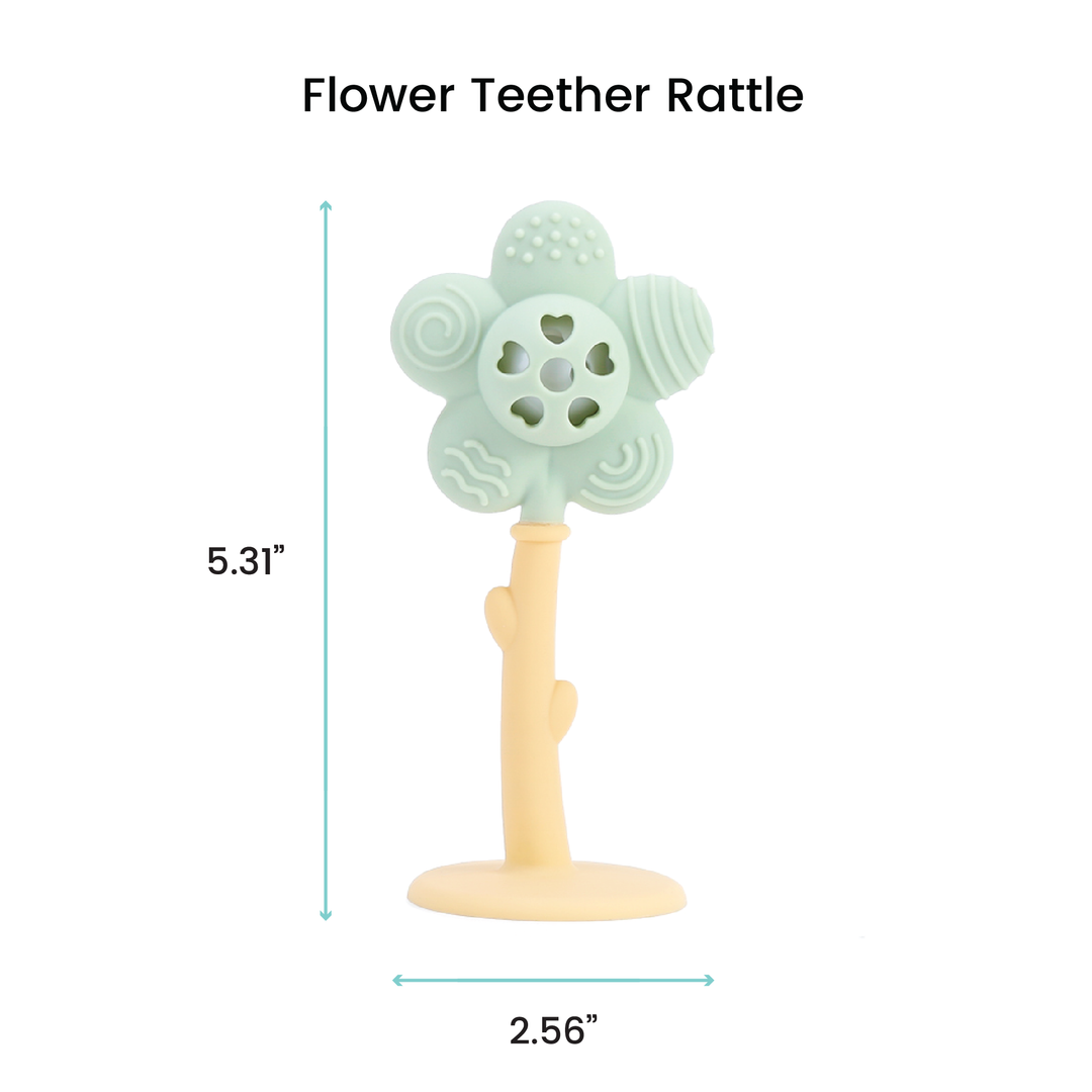 Teether rattle single