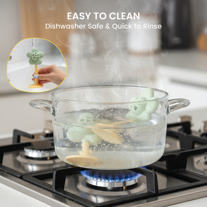 Teether rattle single