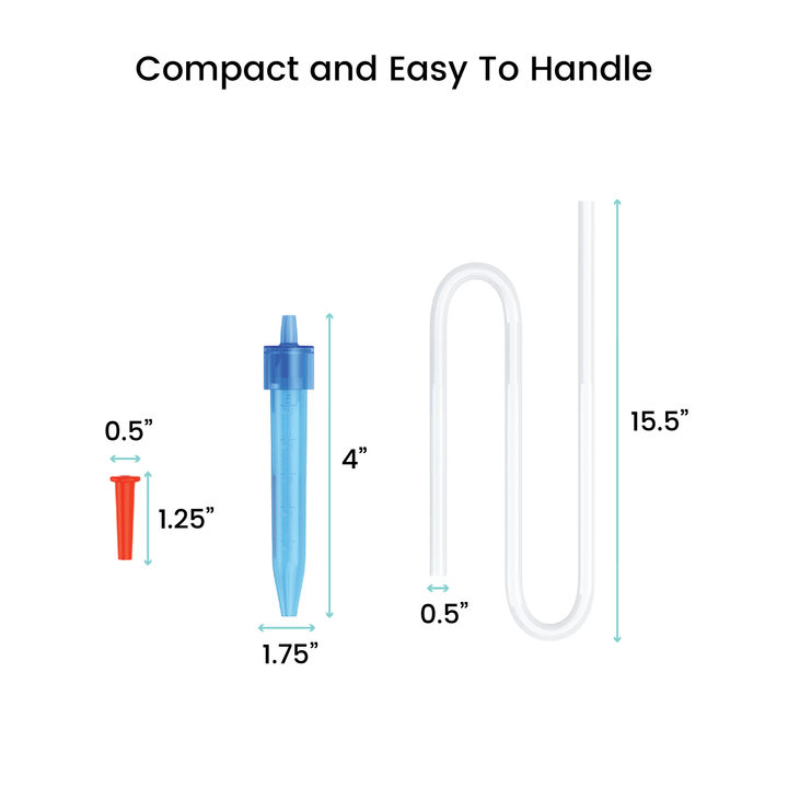Nasal Aspirator Kit, includes Nose Tip, Mouthpiece, Tube and Filters