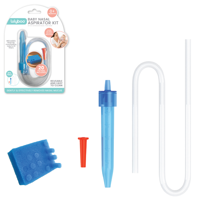 Nasal Aspirator Kit, includes Nose Tip, Mouthpiece, Tube and Filters