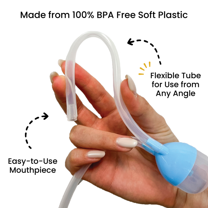 Nasal Aspirator Kit, Mouth Suction with Anti-Reflux Design