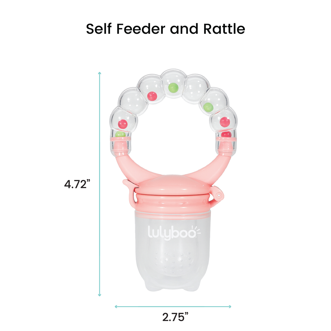 Self Feeder and Rattle- Set of 2