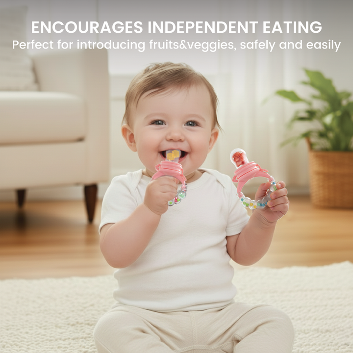 Self Feeder and Rattle- Set of 2