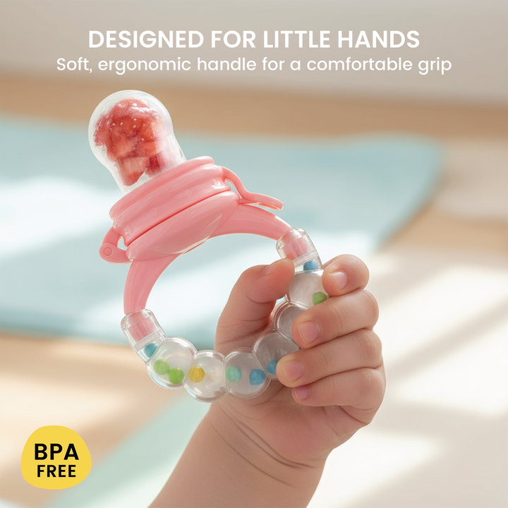 Self Feeder and Rattle- Set of 2