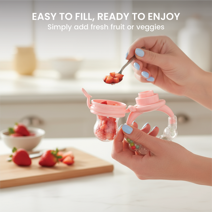 Self Feeder and Rattle- Set of 2