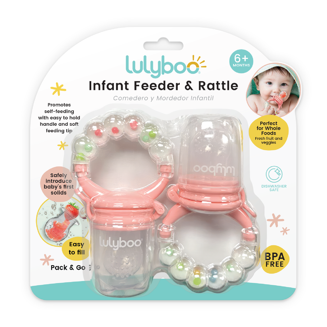 Self Feeder and Rattle- Set of 2
