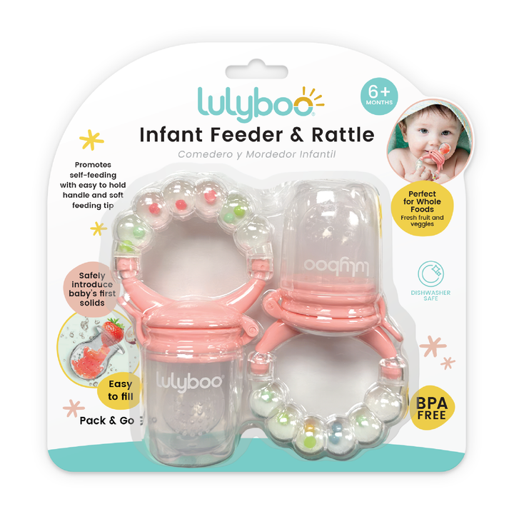 Self Feeder and Rattle- Set of 2