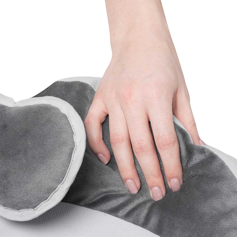 infant to toddler head and body support - breathable plush cushions