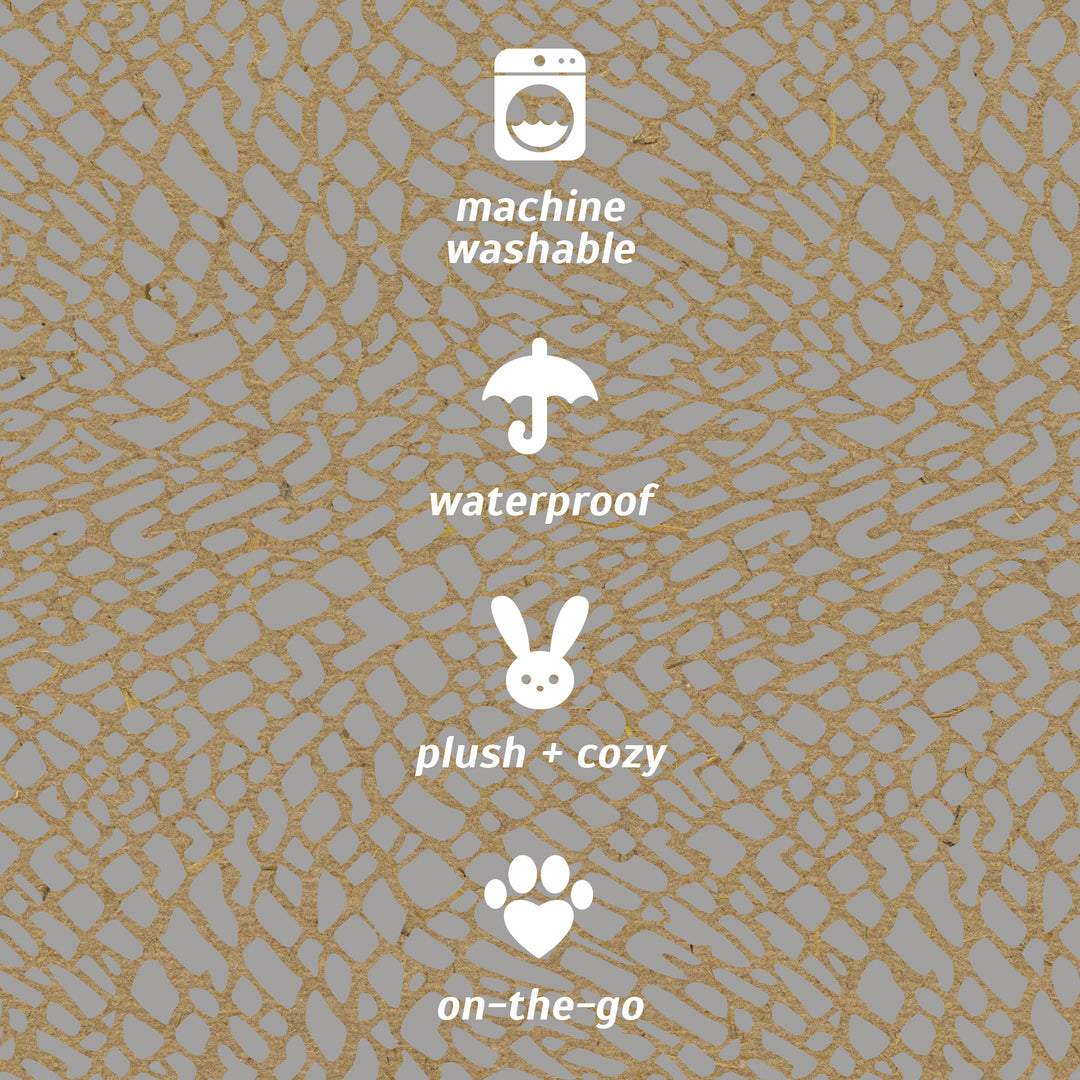 lulyzoo toddler lounge - machine-washable, waterproof, portable