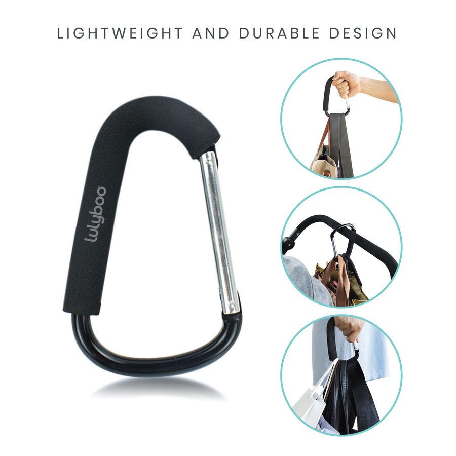 Handy large multi use stroller hook