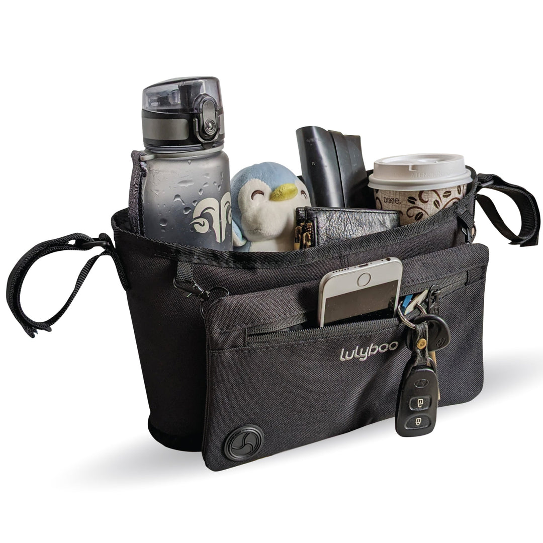 Stroller Organizer with Clip On Removable Wallet