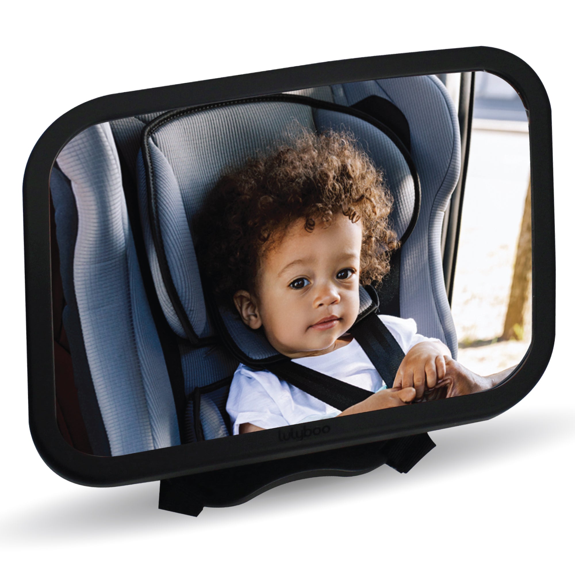 360° rotation Large backseat baby car mirror – Lulyboo