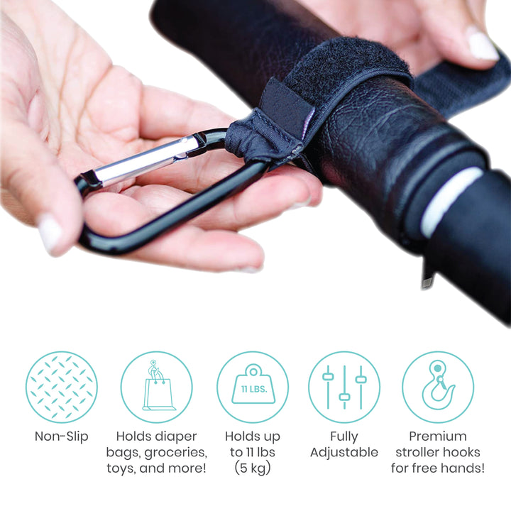 Stroller Hooks Clips Set