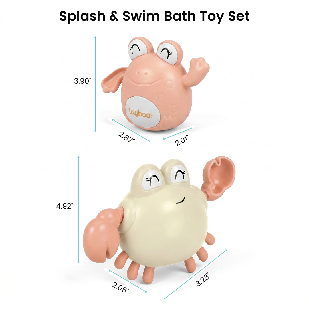 Lulyboo Splash & Swim Bath Toy Set