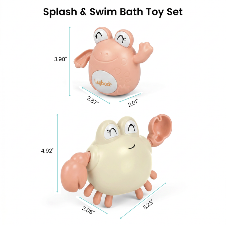 Lulyboo Splash & Swim Bath Toy Set