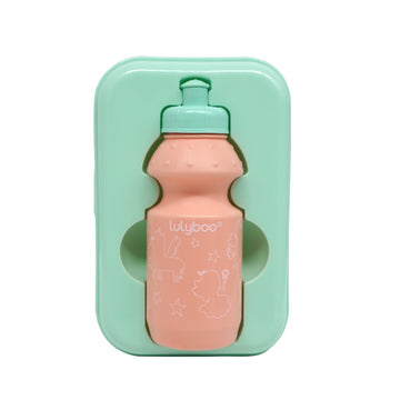 Lunch box and Bottle Set with Stickers