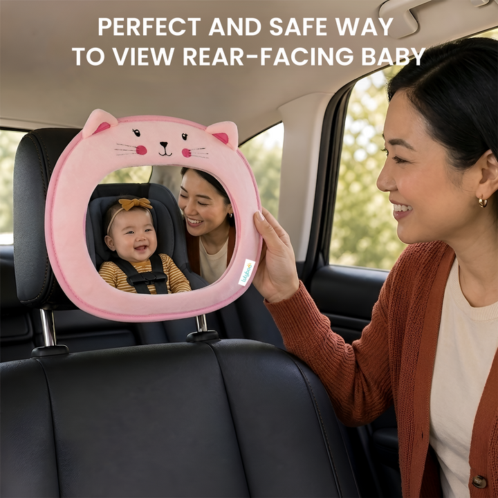 Back Seat Baby Car Mirror Cat