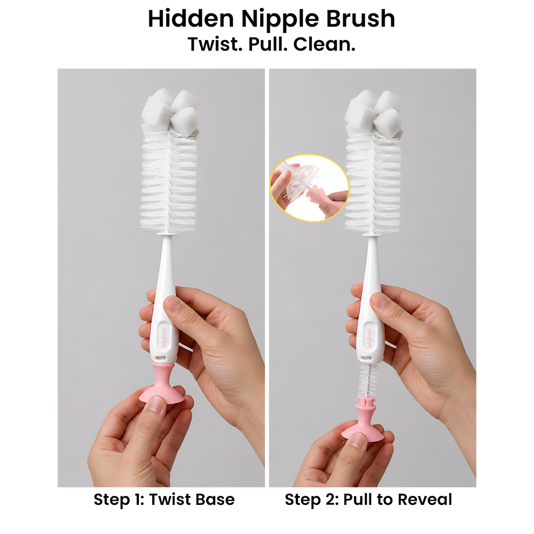 2-in-1 Baby Bottle Brush Set