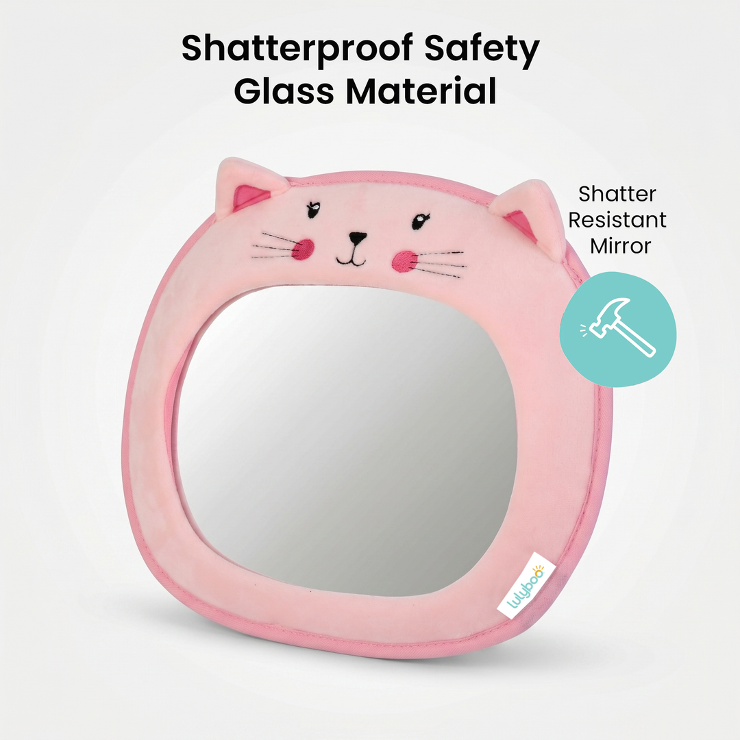 Back Seat Baby Car Mirror Cat