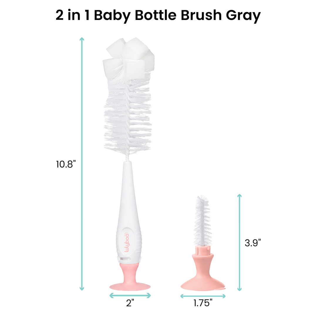 2-in-1 Baby Bottle Brush Set