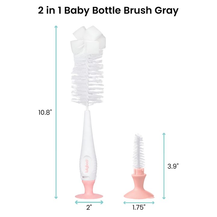2-in-1 Baby Bottle Brush Set