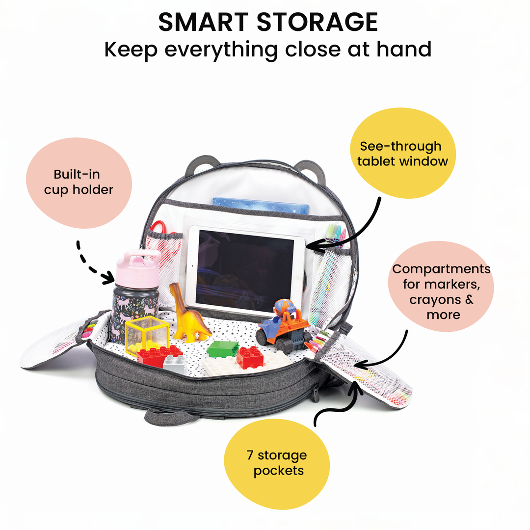 Lulyboo Toddler Travel Activity Tray Panda