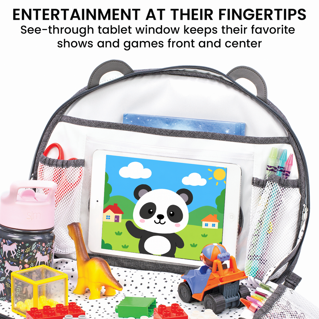 Lulyboo Toddler Travel Activity Tray Panda