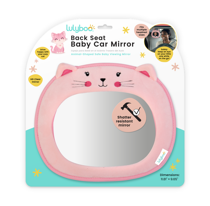 Back Seat Baby Car Mirror Cat