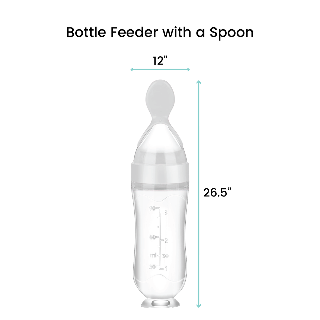 Bottle Feeder with a Spoon