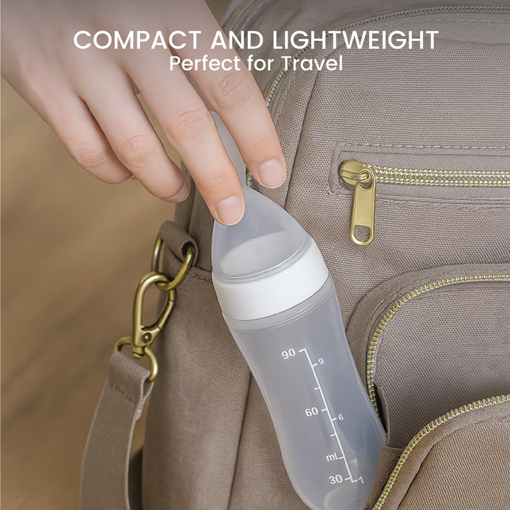 Bottle Feeder with a Spoon