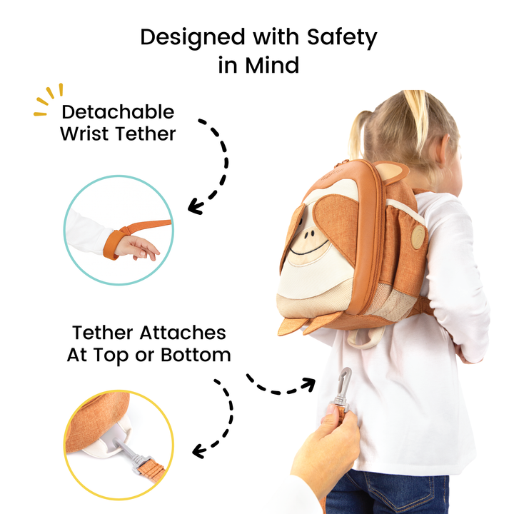 Lulyboo Toddler Backpack Monkey