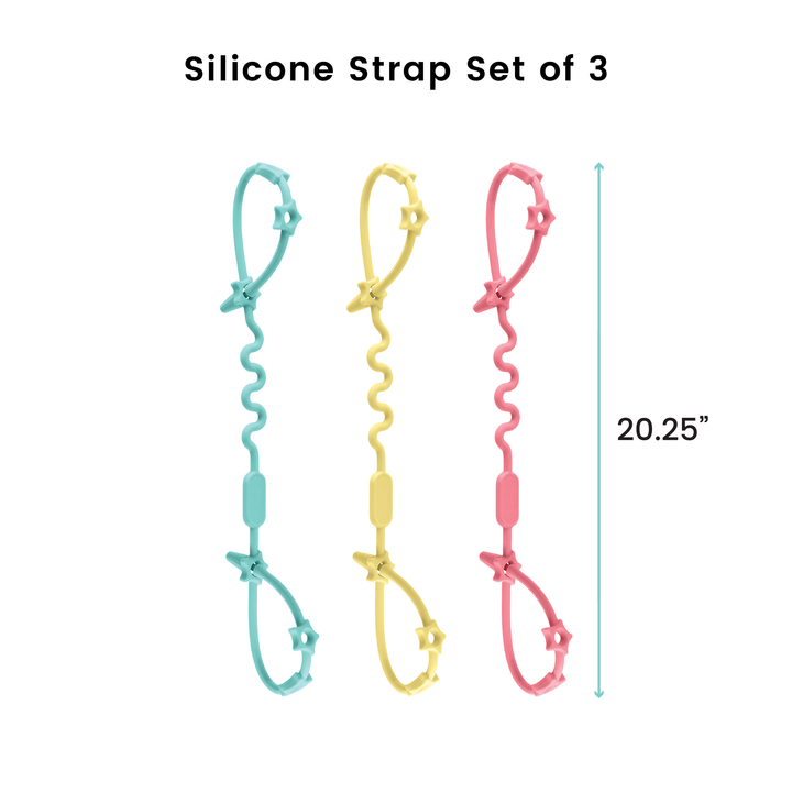 Silicone Multi-Use Straps – 3-Pack