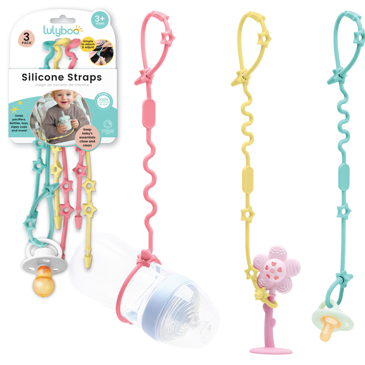 Silicone Multi-Use Straps – 3-Pack