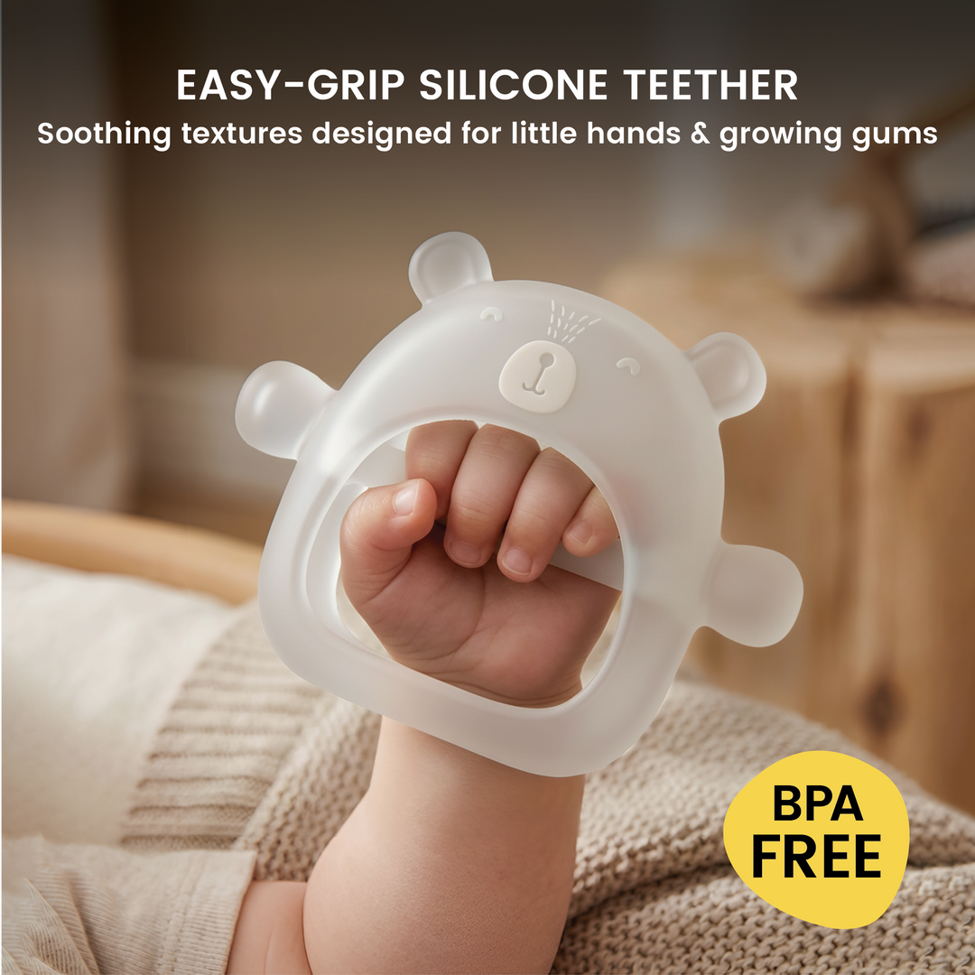 Silicone Bear Teether – Set of 2