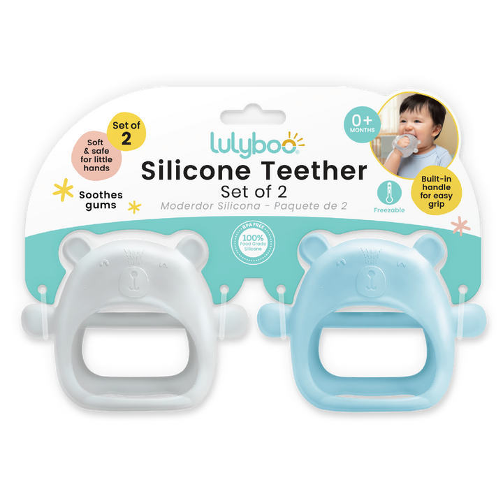Silicone Bear Teether – Set of 2