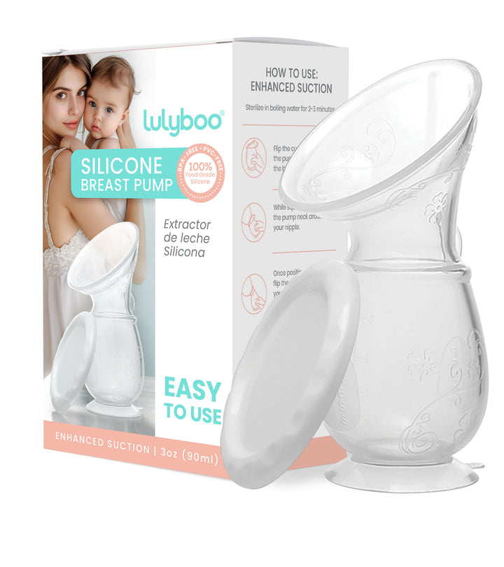 Silicone Breast Pump & Lid Set