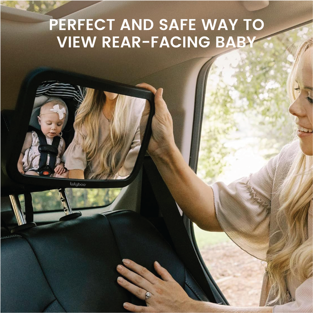 360° Rotation Large Backseat Baby Car Mirror