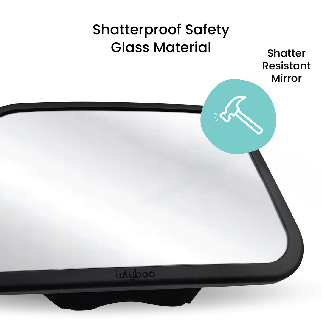 360° Rotation Large Backseat Baby Car Mirror