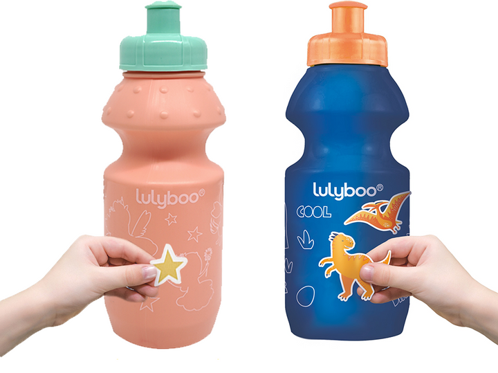 Lunchbox and Bottle Set with Stickers