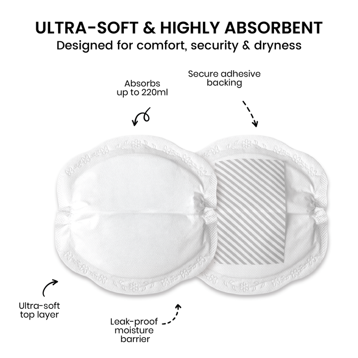 Ultra-Soft Disposable Nursing Pads