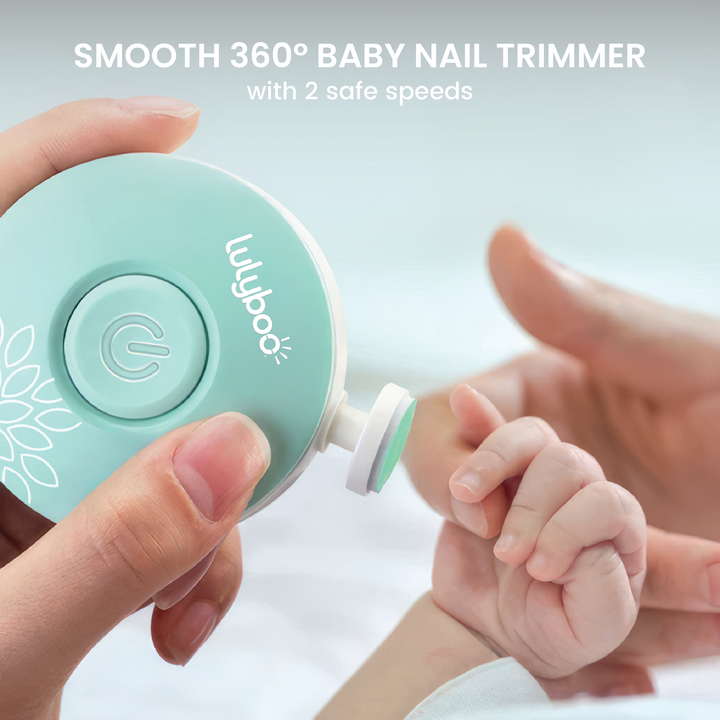 Lulyboo Electric Baby Nail Trimmer – Gentle Nail File for Newborns, Toddlers & adults