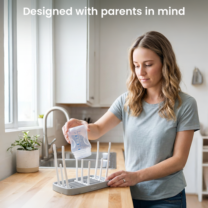 Lulyboo Foldable Baby Bottle Drying Rack
