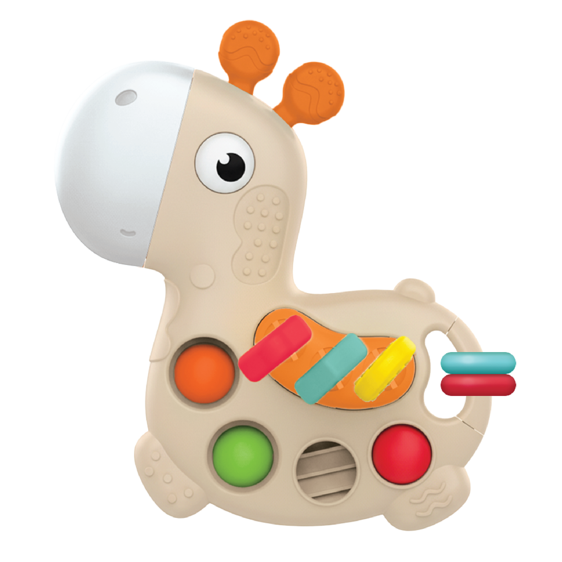 Pull & Pop Giraffe Sensory Toy – Lulyboo