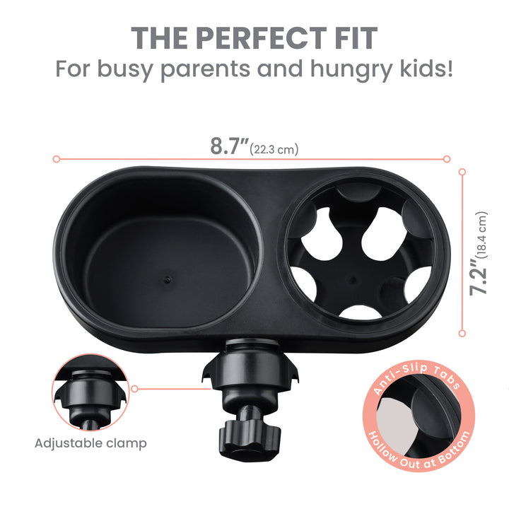 Stroller Snack Tray and Cup Holder